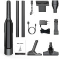 Cordless portable USB mini home or car vaccum cleaner